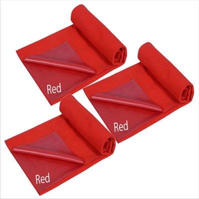 smilykid Polyester Baby Bed Protecting Mat(Red, Medium, Pack of 2)