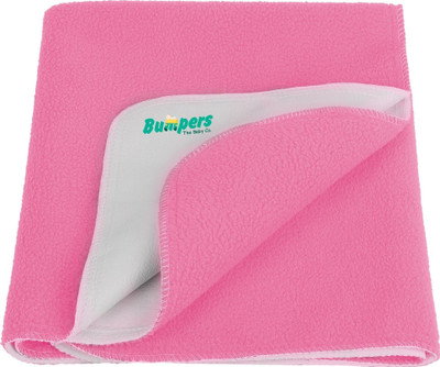 Bumpers The Baby Co. Polycotton Baby Bed Protecting Mat(Pink, Small)