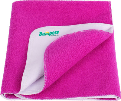 Bumpers The Baby Co. Polycotton Baby Bed Protecting Mat(Rani pink, Small)