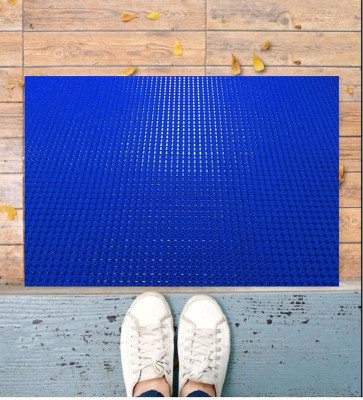 perfecthome PVC (Polyvinyl Chloride) Floor Mat(Blue, Free)
