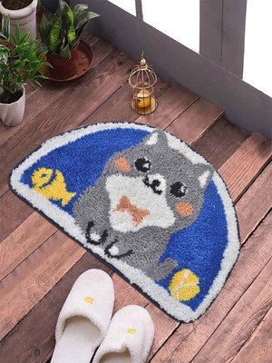 Fabinaliv Polycotton Door Mat(Multicolor, Medium)