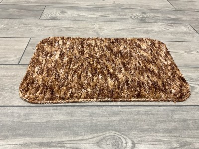 MAA HOME CONCEPT Microfiber, PP (Polypropylene) Floor Mat(Brown, Medium)