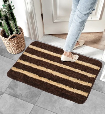 Flipkart SmartBuy Microfiber Floor Mat(Brown, Medium, Pack of 2)