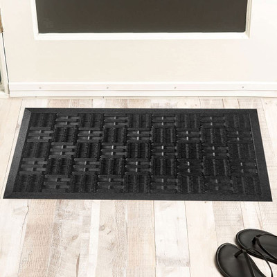MARC Rubber Floor Mat(Black, Large)