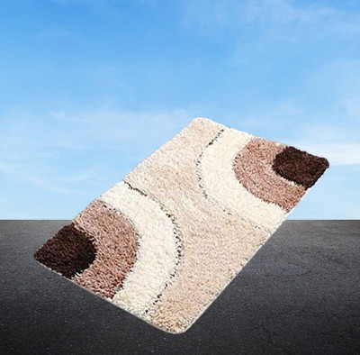 New Trendz Polycotton Floor Mat(Multicolor, Large)