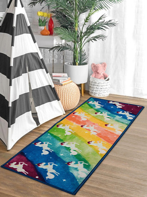 Saral Home PP (Polypropylene) Floor Mat(Multicolor, Medium)