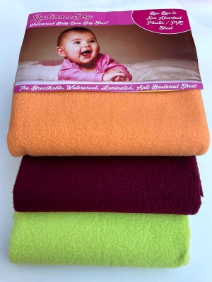 FASHIONMINI Cotton Baby Bed Protecting Mat(MULTI17, Small, Pack of 3)