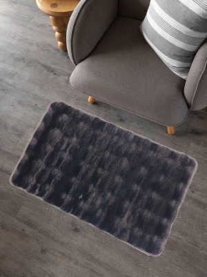 GARDENIA Microfiber, Polyester Floor Mat(Dark G. Brown, Medium)