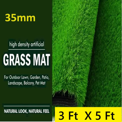 CHETANYA LOOMTEX Artificial Grass Floor Mat(Green, Free)