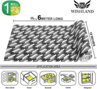 Wishland PVC (Polyvinyl Chloride) Bar Mat(Black, Free)