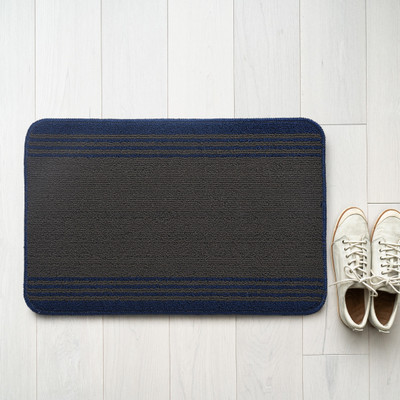 Saral Home Polyester Door Mat(Grey, Medium)