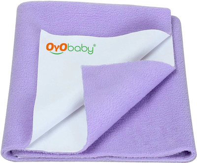 Oyo Baby Cotton Baby Bed Protecting Mat(Violet, Small)
