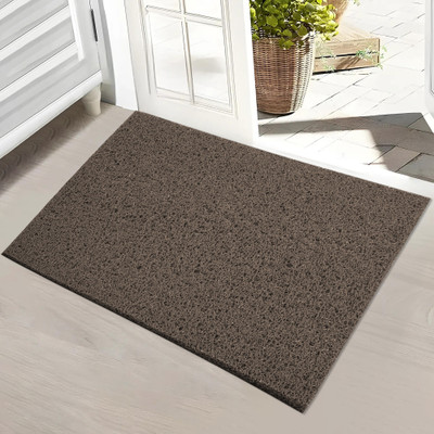 KUBER INDUSTRIES Rubber Floor Mat(Brown, Medium)
