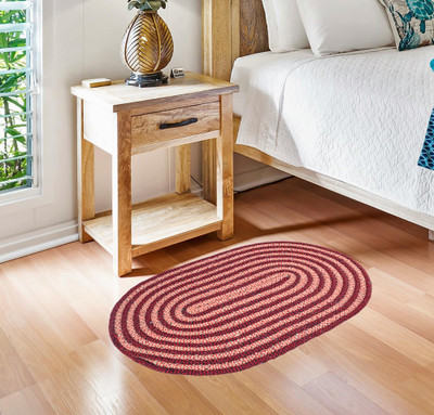 ADIRNY Cotton Door Mat(Red, Medium)
