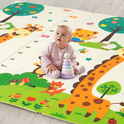 LuvLap Rubber Baby Play Mat(Multicolor, Extra Large)