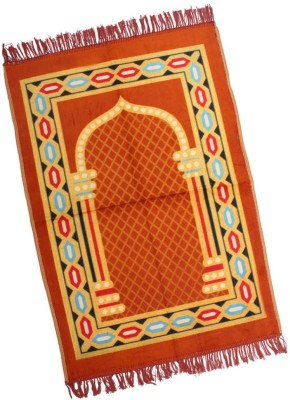 ADIRNY Velvet Prayer Mat(Orange, Large)