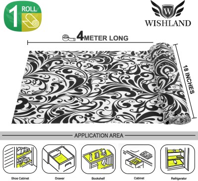 Wishland PVC (Polyvinyl Chloride) Bar Mat(White, Black, Free)