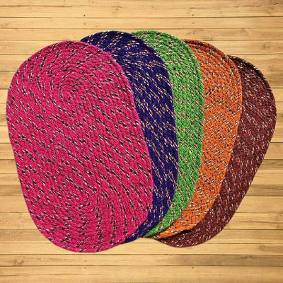 Cotton Door Mat(Multicolor, Assorted Mat, Medium)