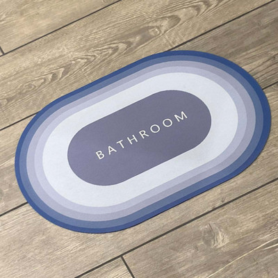 MAA HOME CONCEPT Rubber, Silicone Door Mat(Navy Blue, Medium)