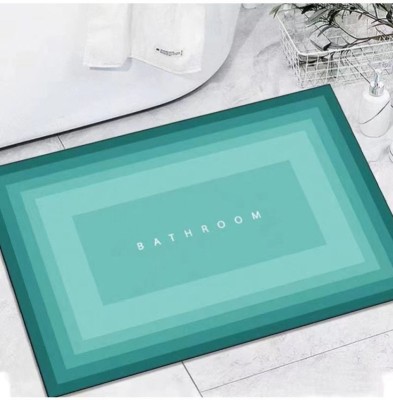 mahek accessories Rubber Bathroom Mat(Multicolor, Free)