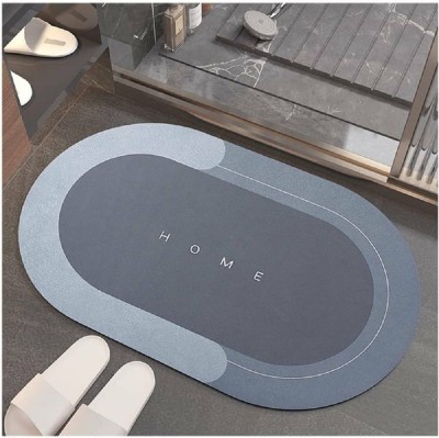 JATRODA ENTERPRISE Rubber, Silicone Door Mat(Grey, Large)