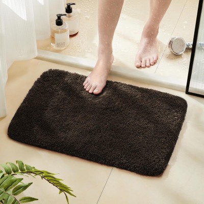 VORDVIGO Microfiber Door Mat(Brown, Medium)