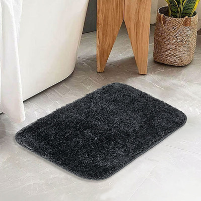Apex Creations Microfiber Floor Mat(Grey, Small)