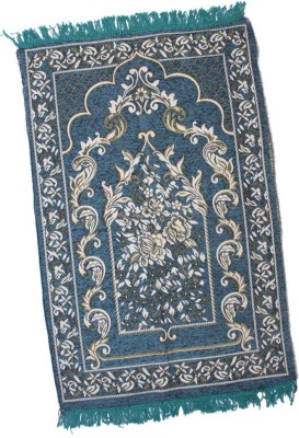 ADIRNY Cotton Prayer Mat(Blue, Large)