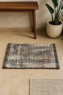 ELEGANT WEAVERS Microfiber Door & Floor Mat(Multicolor, Medium)