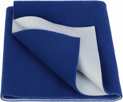 SBTs Cotton Baby Bed Protecting Mat(Royal Blue, Medium)