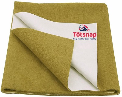 Totsnap Cotton Baby Bed Protecting Mat(Golden Green, Medium)