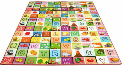 HouseOfCommon Polyester Baby Play Mat(Multicolor, Large)