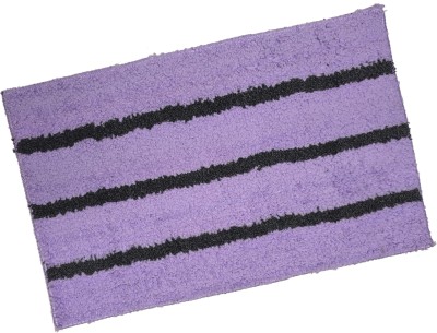 ADIRNY Microfiber Door Mat(Purple, Medium)