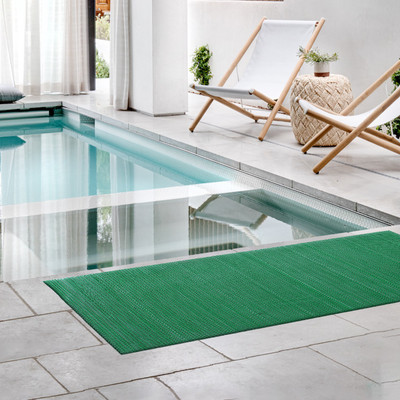 KUBER INDUSTRIES Rubber Bathroom Mat(Green, Free)