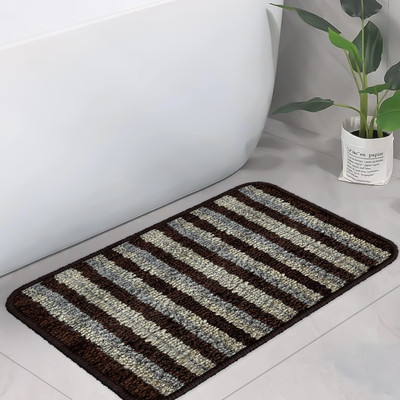 SITTELLA Microfiber Bathroom Mat(Multicolor, Medium, Pack of 3)