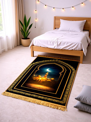 DEESAK Velvet Prayer Mat(Multi 10, Medium)