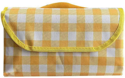 Nispruhay Polyester Floor Mat(Yellow, Large)