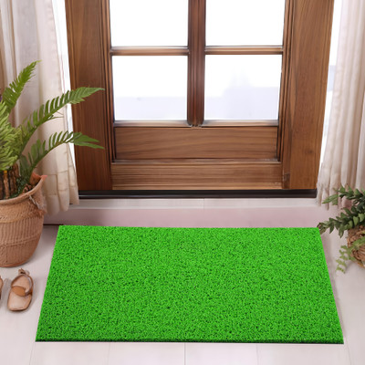 KUBER INDUSTRIES Rubber Floor Mat(Green, Medium)