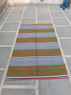 CHIKU CHERRY PP (Polypropylene) Chatai Mat(Multicolor, Free)