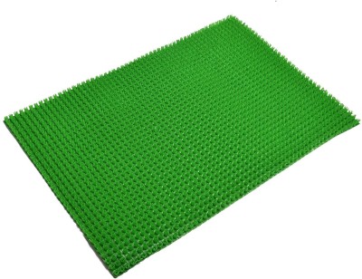 SL PVC (Polyvinyl Chloride) Door Mat(Green, Free)