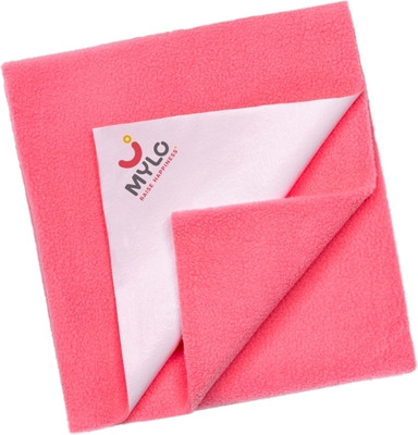 MYLO Fleece Baby Bed Protecting Mat(Magenta, Medium)