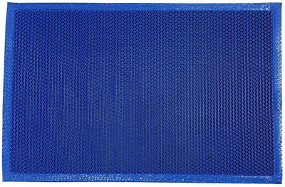 AMRO HOME NEEDS Artificial Grass Door Mat(Blue, Large)