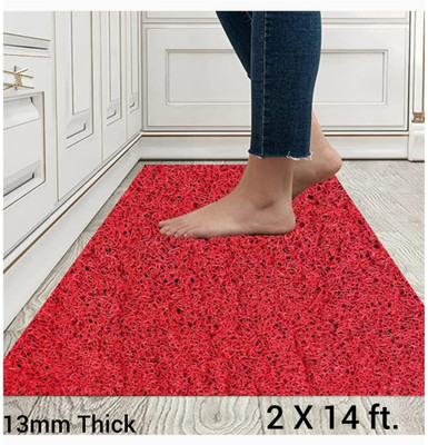 MULTIPRO PVC (Polyvinyl Chloride) Floor Mat(Red, Extra Large)