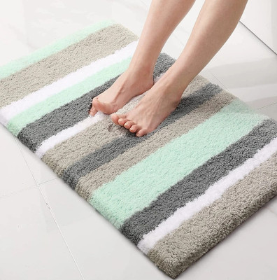 SR CREATIONS Microfiber Floor Mat(Multicolor, Medium)