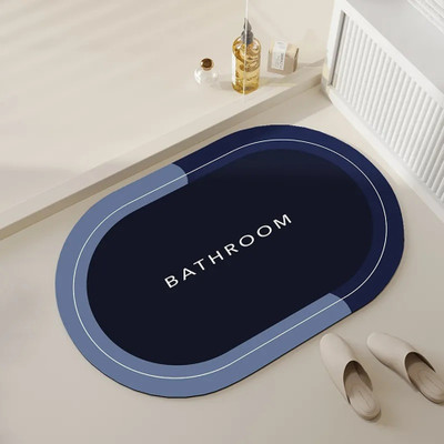 TrenzMart Rubber Bathroom Mat(Multicolor, Medium)