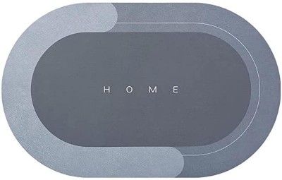 SAMELON Rubber Bathroom Mat(Gray, Medium)