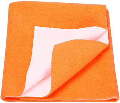 Spark Lite Cotton Baby Bed Protecting Mat(Orange, Large)
