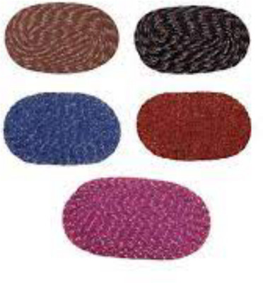 Sikme Polyester Door Mat(Multicolor, Medium, Pack of 5)