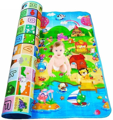 NAVADIYA ENTERPRISE Rubber Baby Play Mat(Multicolor, Pack of 3, Extra Large)