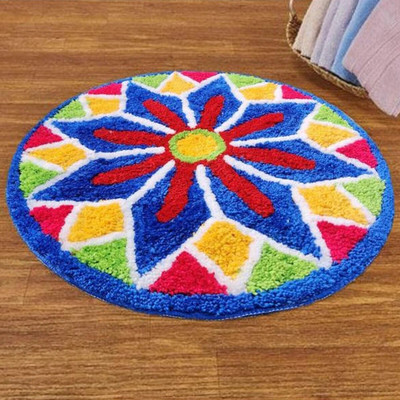ADEQUATe Microfiber Door Mat(Multicolor, Large)